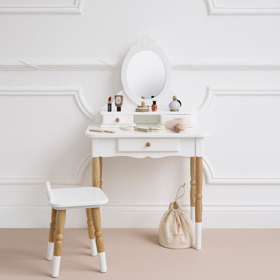 Interiors Chevron Down Icon Le Toy Van | Le Toy Van Vanity Table And Wood Stool