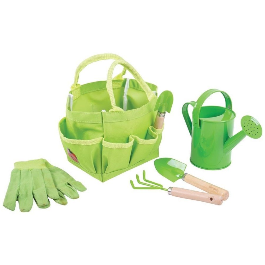 Toys Bigjigs Toys Gardening | Bigjigs Wooden Gardening Set