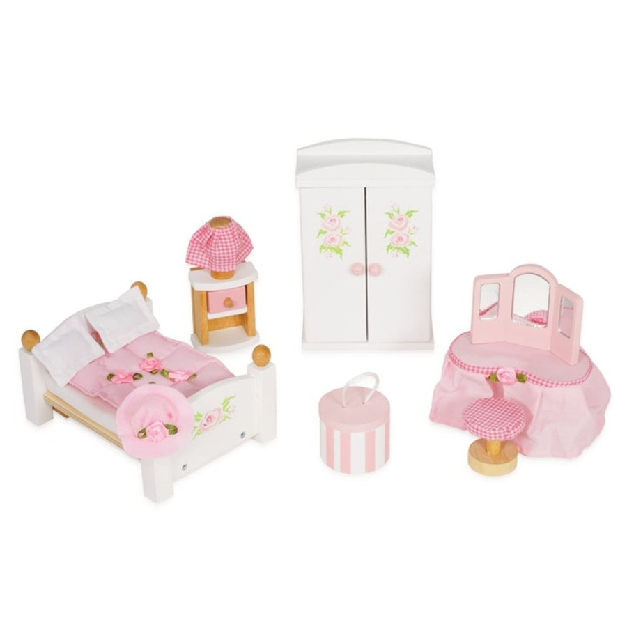 Toys Le Toy Van Wooden Dolls House Furniture | Le Toy Van Daisylane Master Bedroom