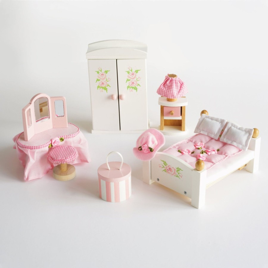 Toys Le Toy Van Wooden Dolls House Furniture | Le Toy Van Daisylane Master Bedroom