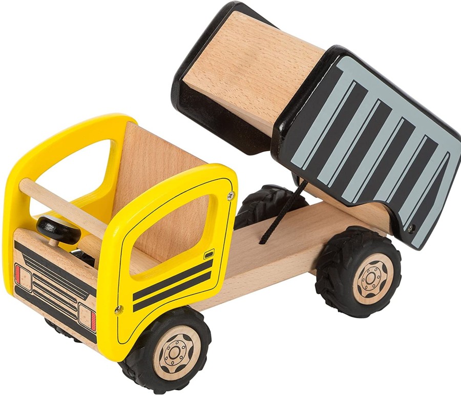 Toys Bigjigs Toys Garages & Cars | Bigjigs Wooden Tipper Truck