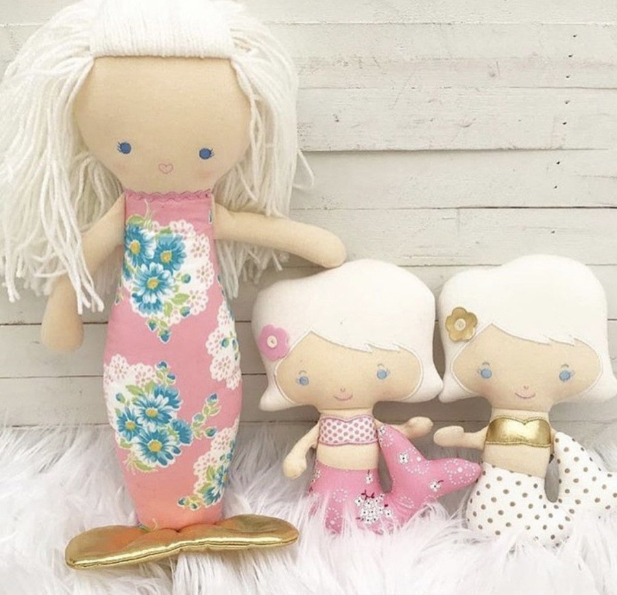 Toys Alimrose Designs Dolls | Alimrose Mermaid Doll Pink