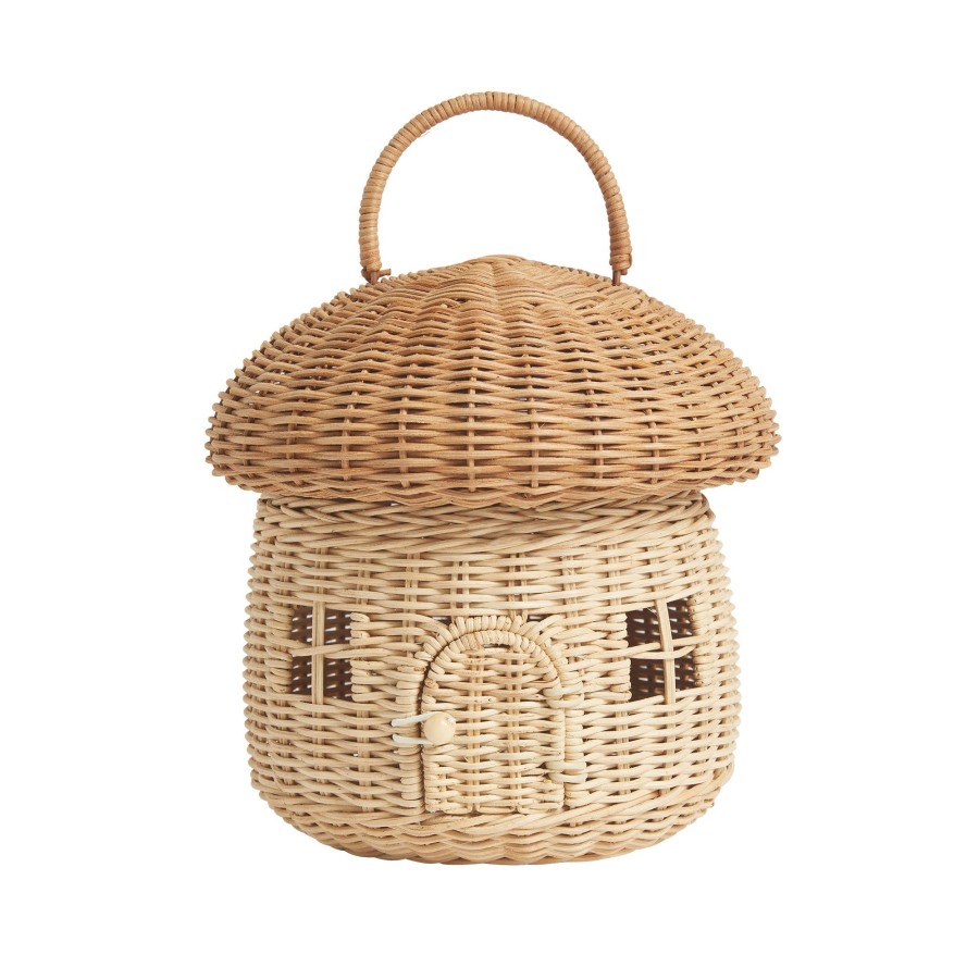 Accessories Chevron Down Icon Olli Ella | Olli Ella Mushroom Basket