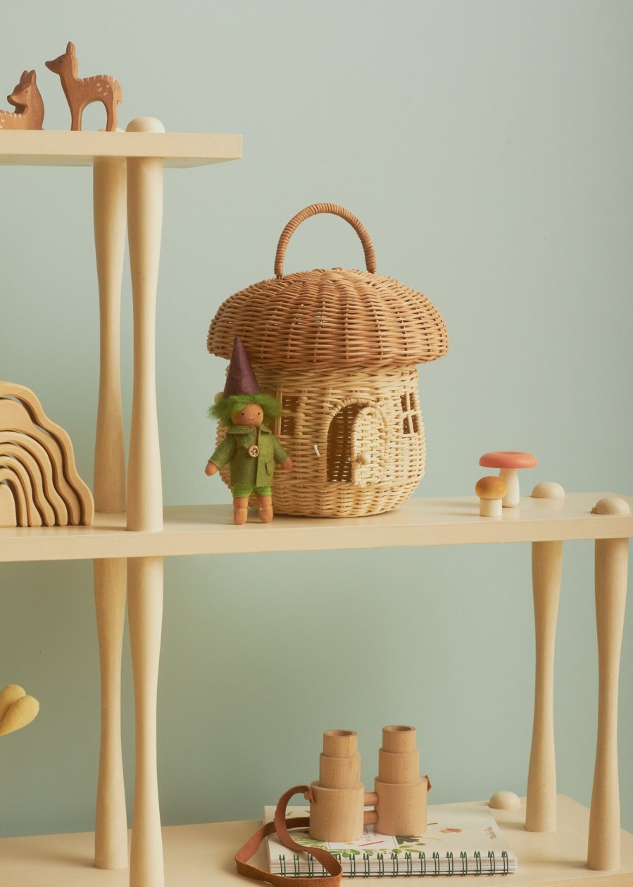 Accessories Chevron Down Icon Olli Ella | Olli Ella Mushroom Basket