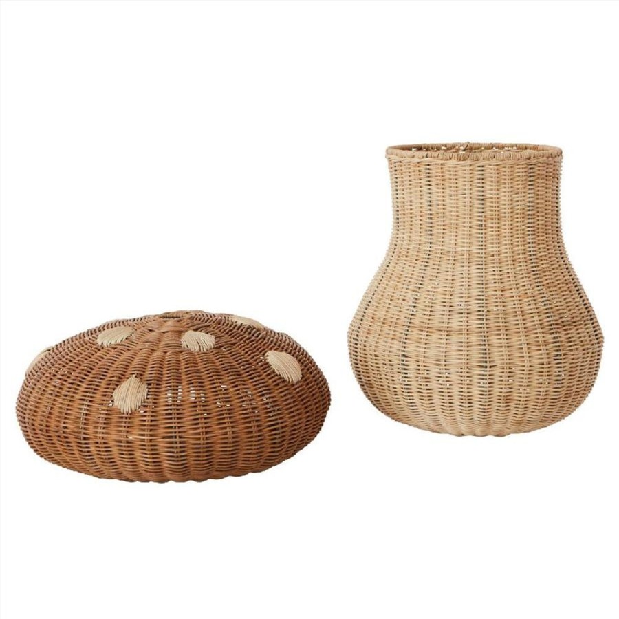 Interiors Chevron Down Icon OYOY | Oyoy Mushroom Basket Nature