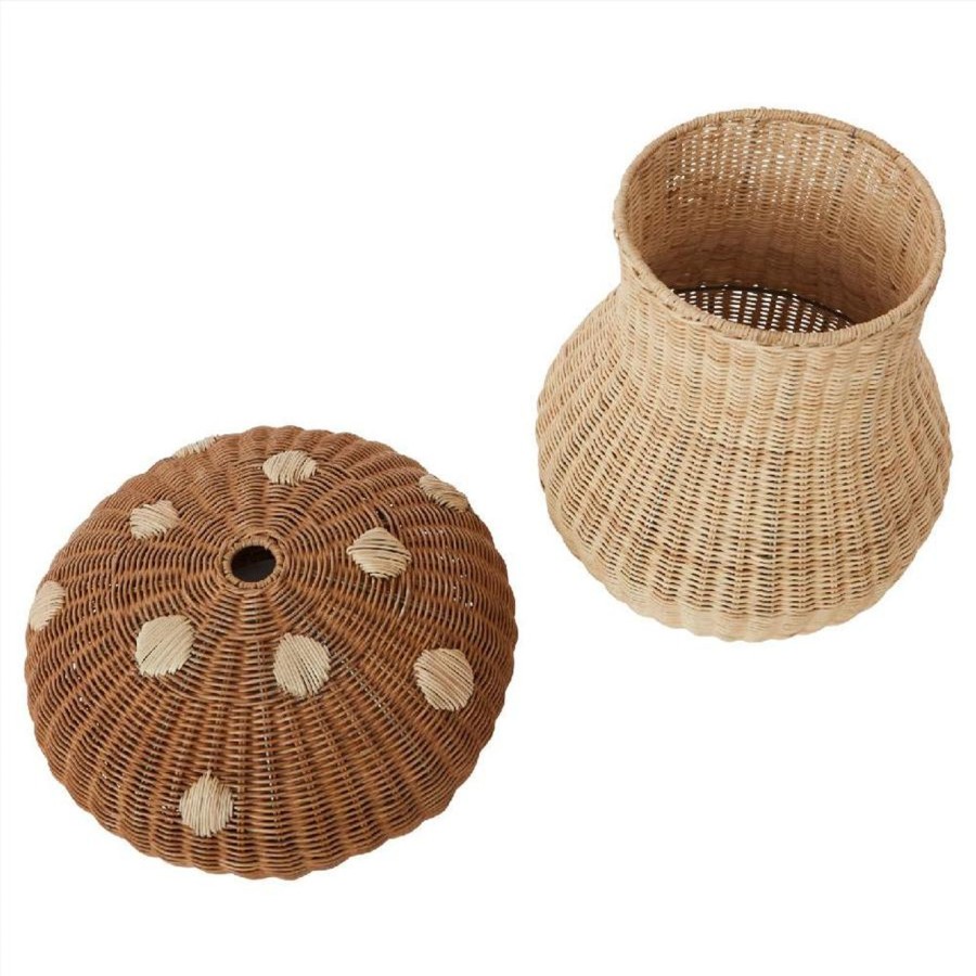 Interiors Chevron Down Icon OYOY | Oyoy Mushroom Basket Nature