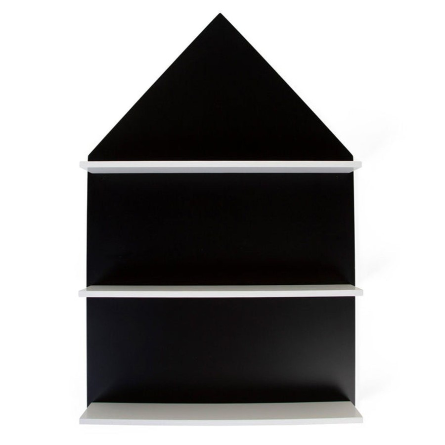 Interiors Chevron Down Icon Childhome | Childhome Blackboard House Wall Shelf