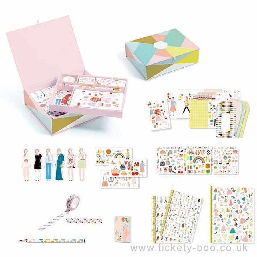 Toys Djeco Games & Books | Djeco Stationary Box By Tinou