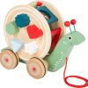 Toys Legler Puzzles And Blocks | Legler Pull Along Shape Fitting Snail