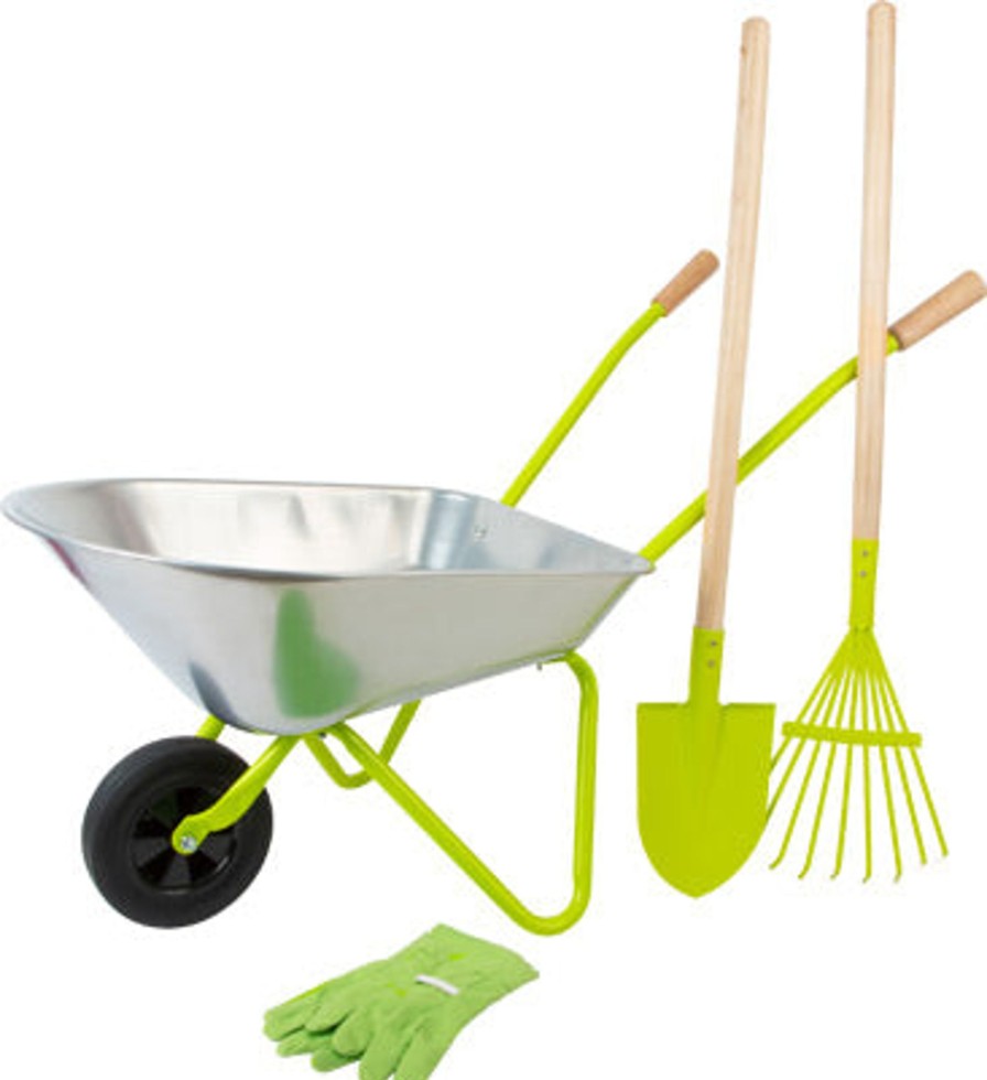 Toys Legler Gardening | Legler Wheelbarrow With Gardening Tools