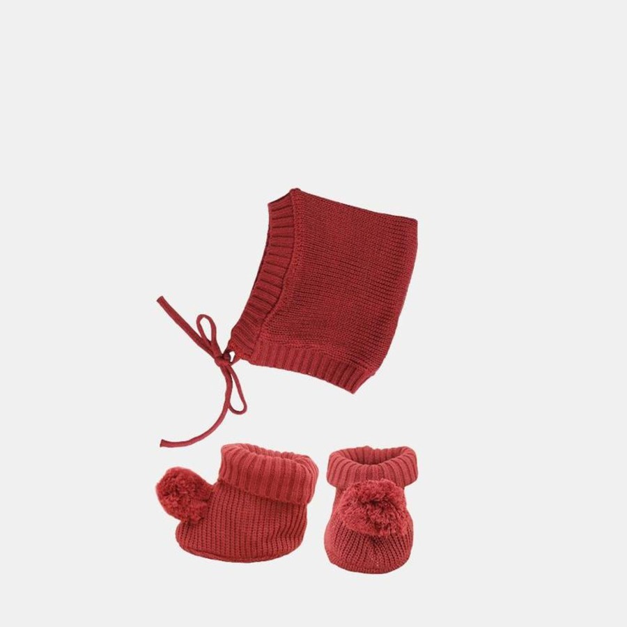 Toys Olli Ella Dolls | Olli Ella Dinkum Doll Knit Set Plum