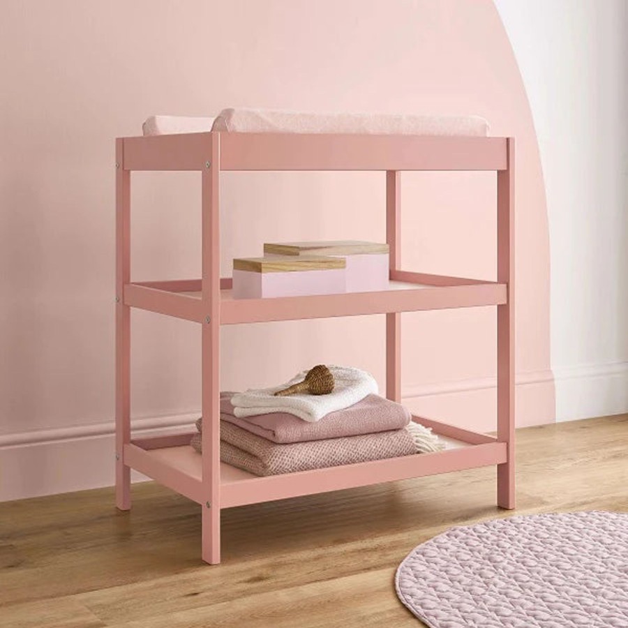 Interiors Chevron Down Icon Cottage Toys | Nola Changing Table Blush Pink