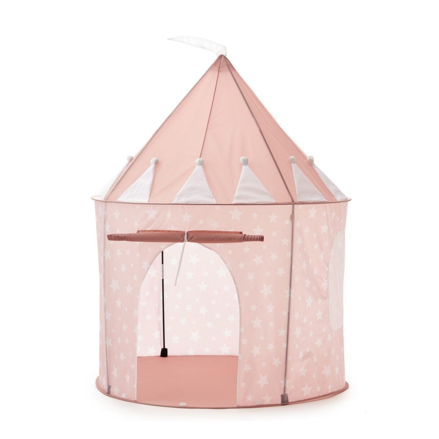 Interiors Chevron Down Icon Kids Concept | Kids Concept Play Tent Pink Star