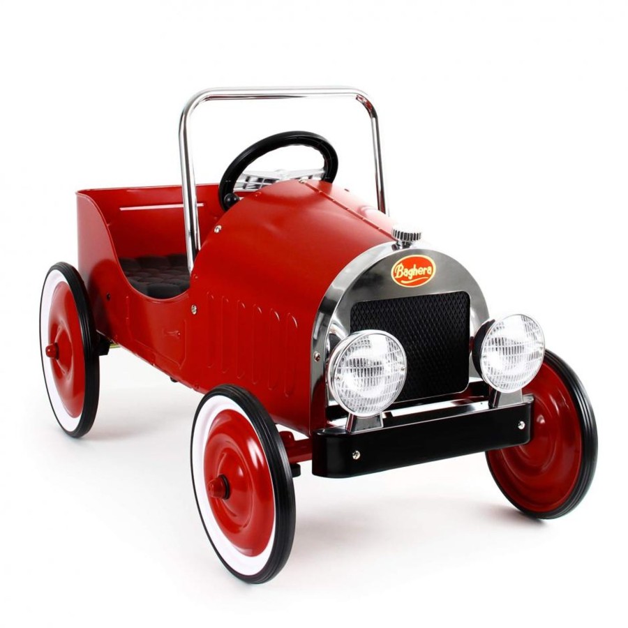 Toys Baghera Cars And Trucks | Baghera Classic Red Pedal Car