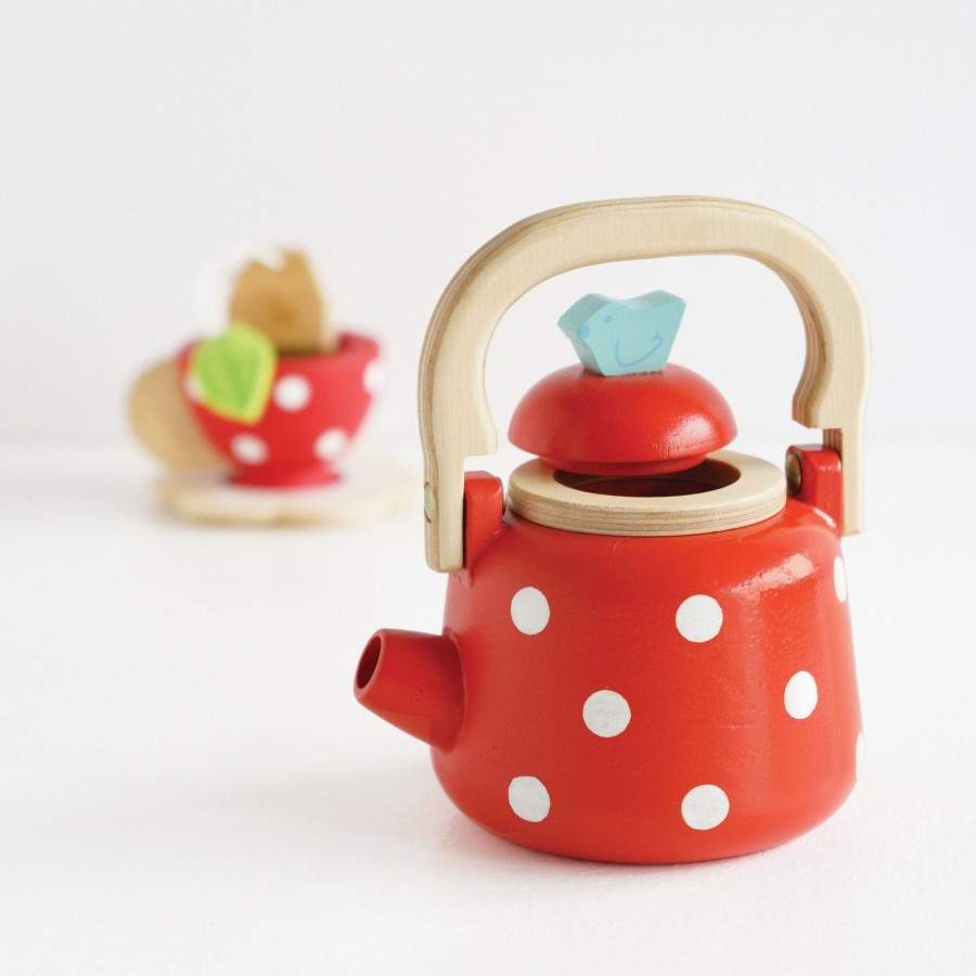 Toys Le Toy Van Pots, Pans & Kitchen Equipment | Le Toy Van Dotty Kettle