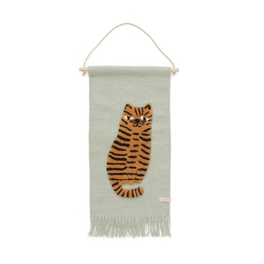 Interiors Chevron Down Icon OYOY | Oyoy Tiger Wall Hanger Green