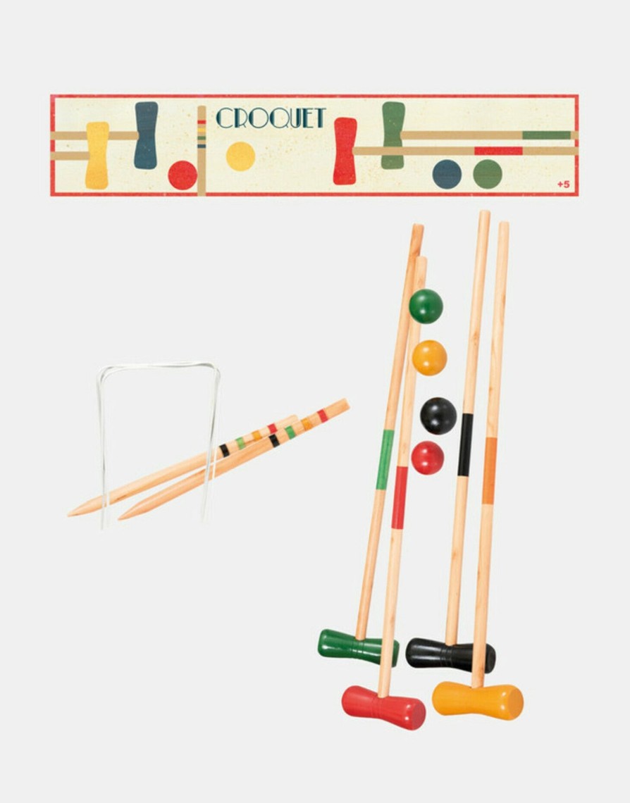 Toys Egmont Games & Books | Egmont Wooden Croquet Set