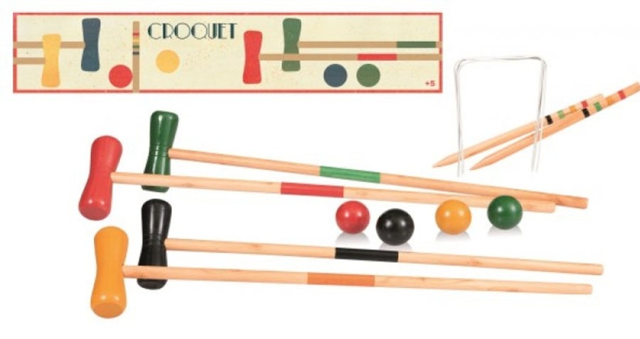 Toys Egmont Games & Books | Egmont Wooden Croquet Set