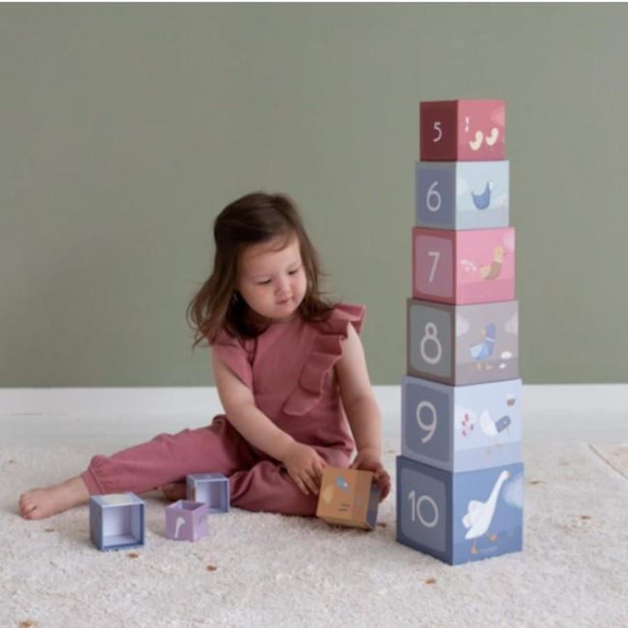 Toys Little Dutch Puzzles And Blocks | Little Dutch Stacking Blocks Little Goose