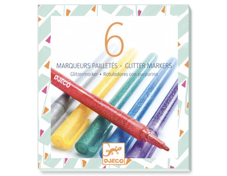 Toys Djeco Gifts Under £25 | Djeco Glitter Markers Classic