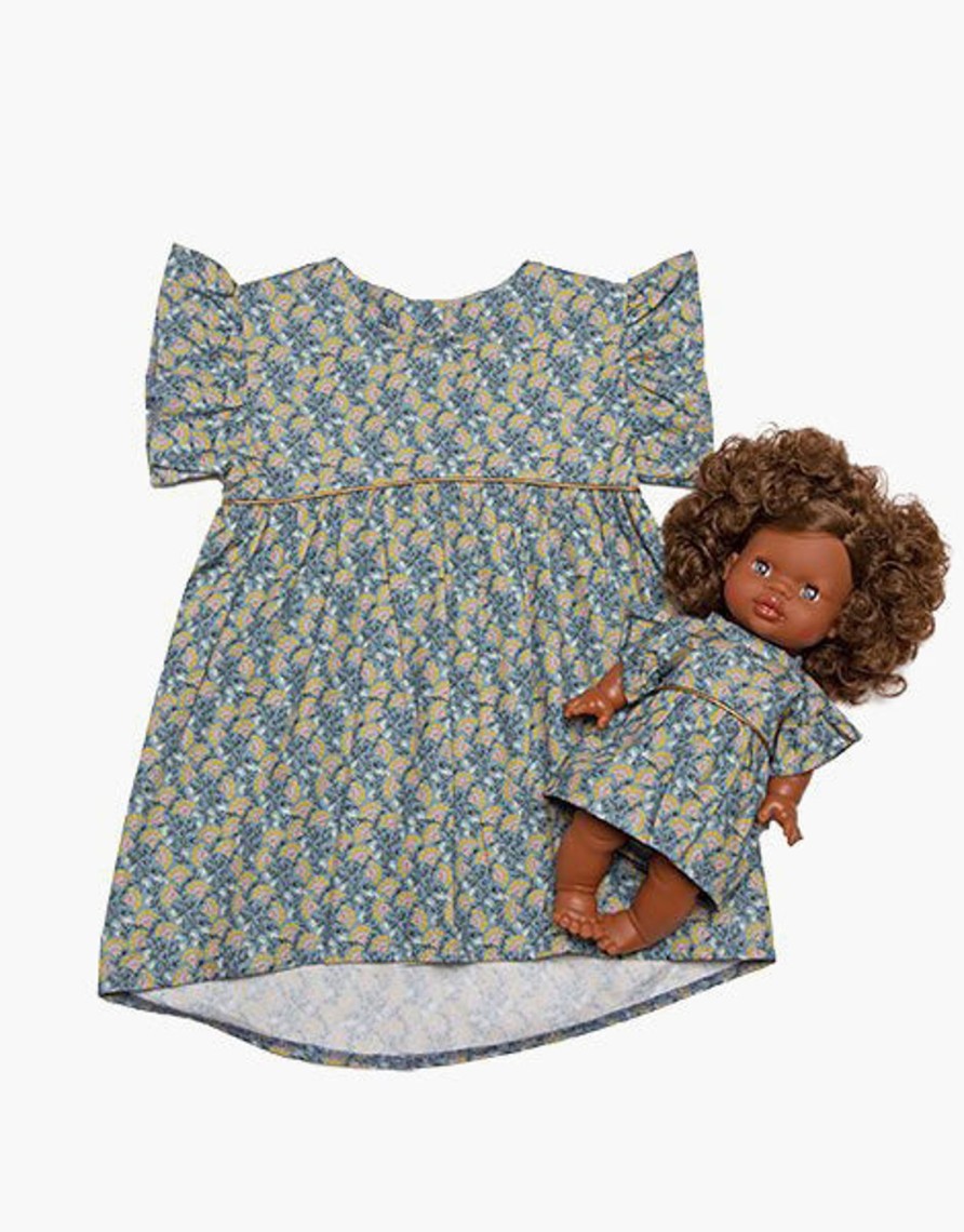 Toys Minikane Pre-School | Minikane Duo Collection "Daisy" Cotton Dress