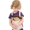 Toys Egmont Dolls | Egmont Doll Baby Carrier With Flowers