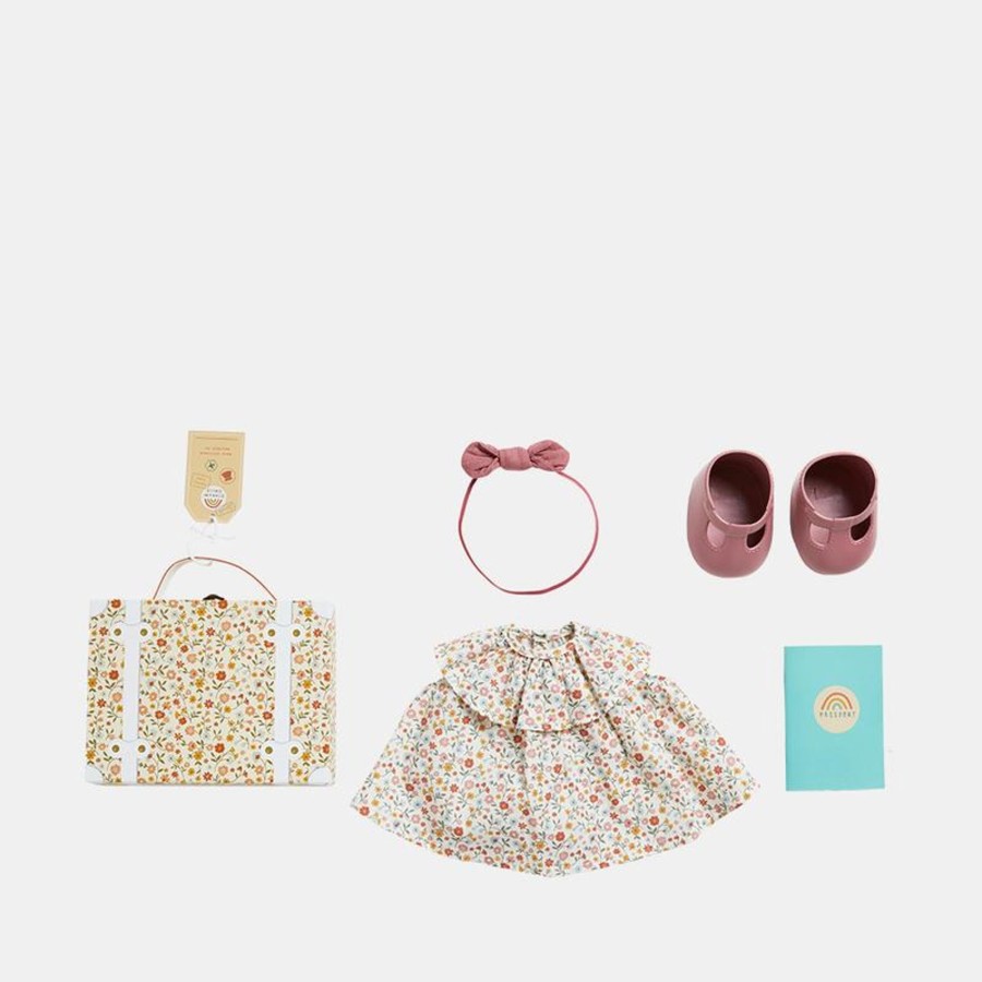 Toys Olli Ella Dolls | Dinkum Doll Travel Togs Prairie Floral