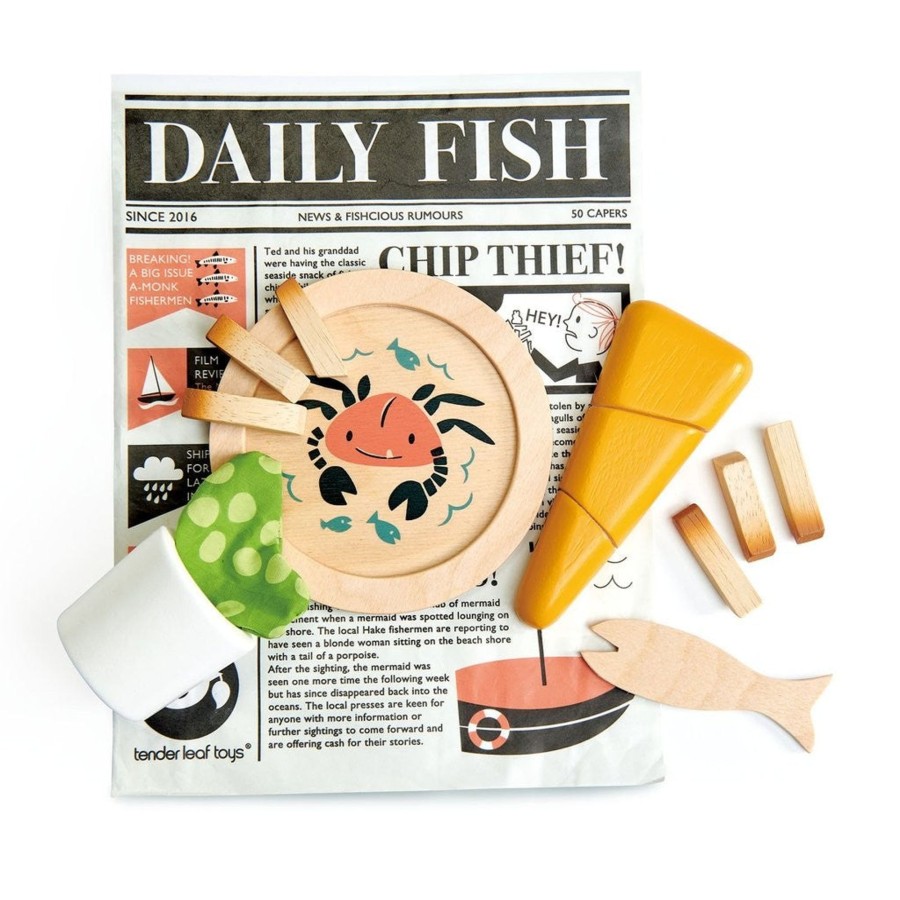 Toys Tender Leaf Toys Gifts Under £25 | Tender Leaf Toys Fish And Chip Supper