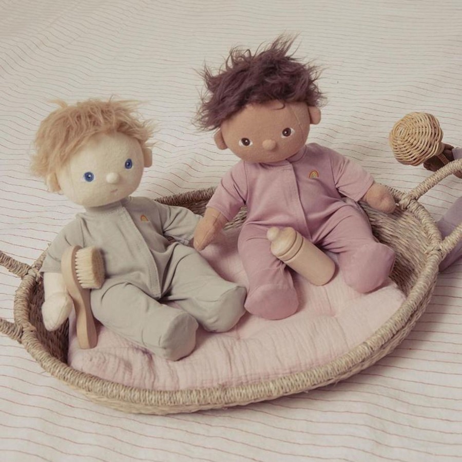 Toys Olli Ella Dolls World | Olli Ella Dinkum Dolls Pyjamas Sage