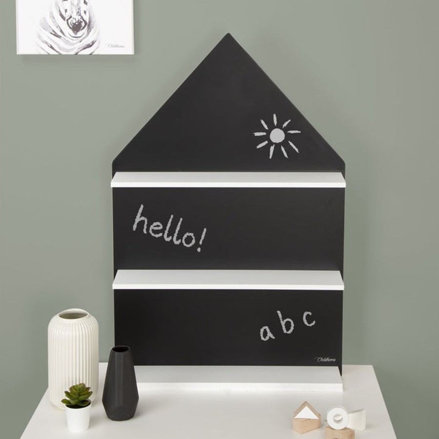 Toys Childhome Furniture And Play | Childhome Blackboard House Wall Shelf