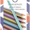 Arts & Craft Chevron Down Icon Djeco | Djeco Metallic Colouring Pencils