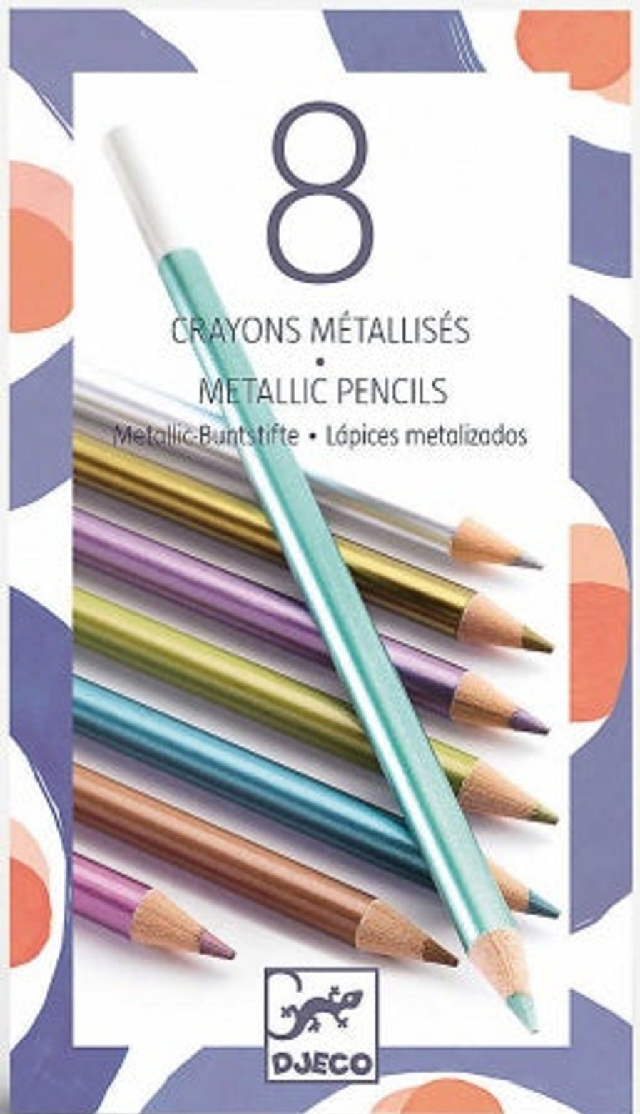 Arts & Craft Chevron Down Icon Djeco | Djeco Metallic Colouring Pencils