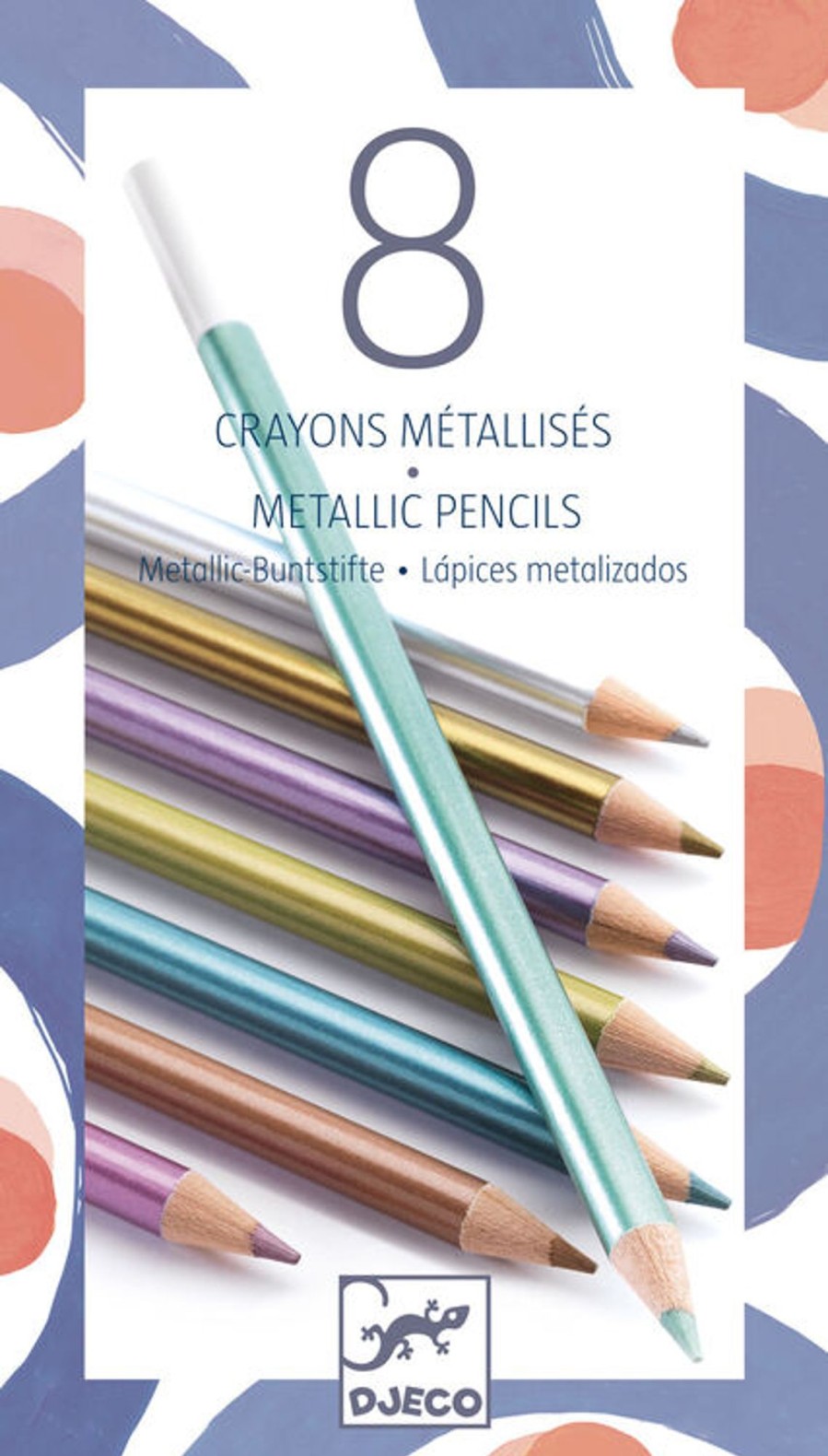 Arts & Craft Chevron Down Icon Djeco | Djeco Metallic Colouring Pencils