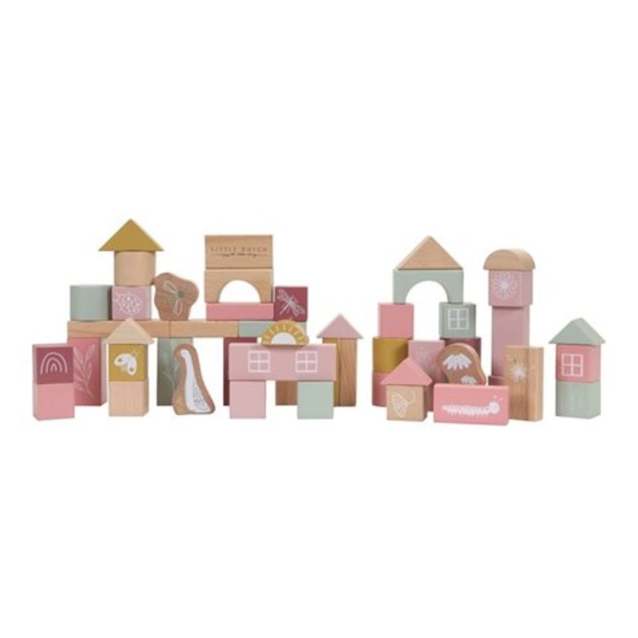 Toys Little Dutch Blocks And Stacking | Little Dutch Building Blocks Pink