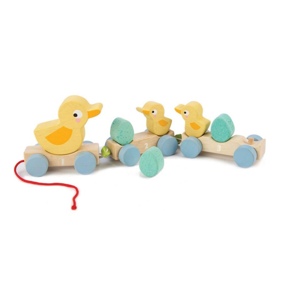 Toys Tender Leaf Toys Farms, Animals & Accessories | Tender Leaf Toys Pull Along Ducks