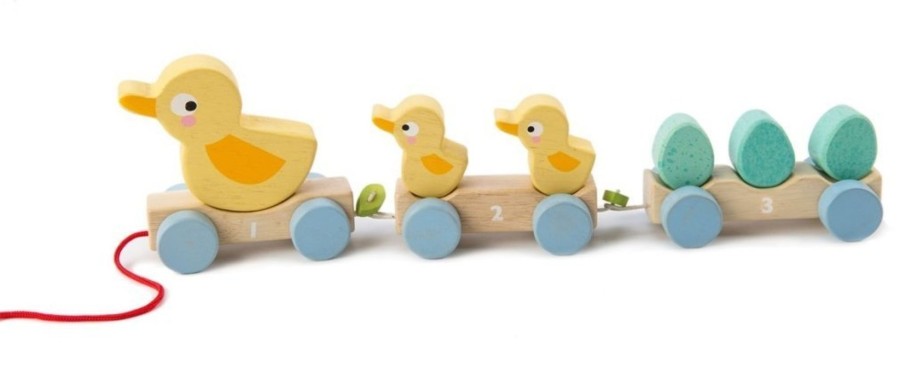 Toys Tender Leaf Toys Farms, Animals & Accessories | Tender Leaf Toys Pull Along Ducks