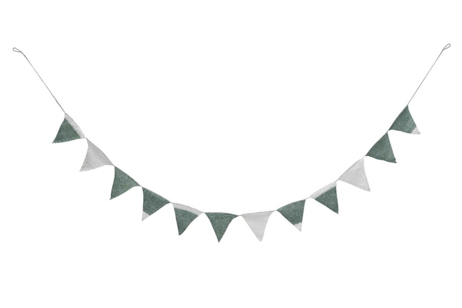 Interiors Chevron Down Icon Kids Depot | Kids Depot Knitted Bunting Seagreen