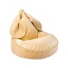 Interiors Chevron Down Icon Wigiwama | Wigiwama Velvet Salted Caramel Bunny Beanbag