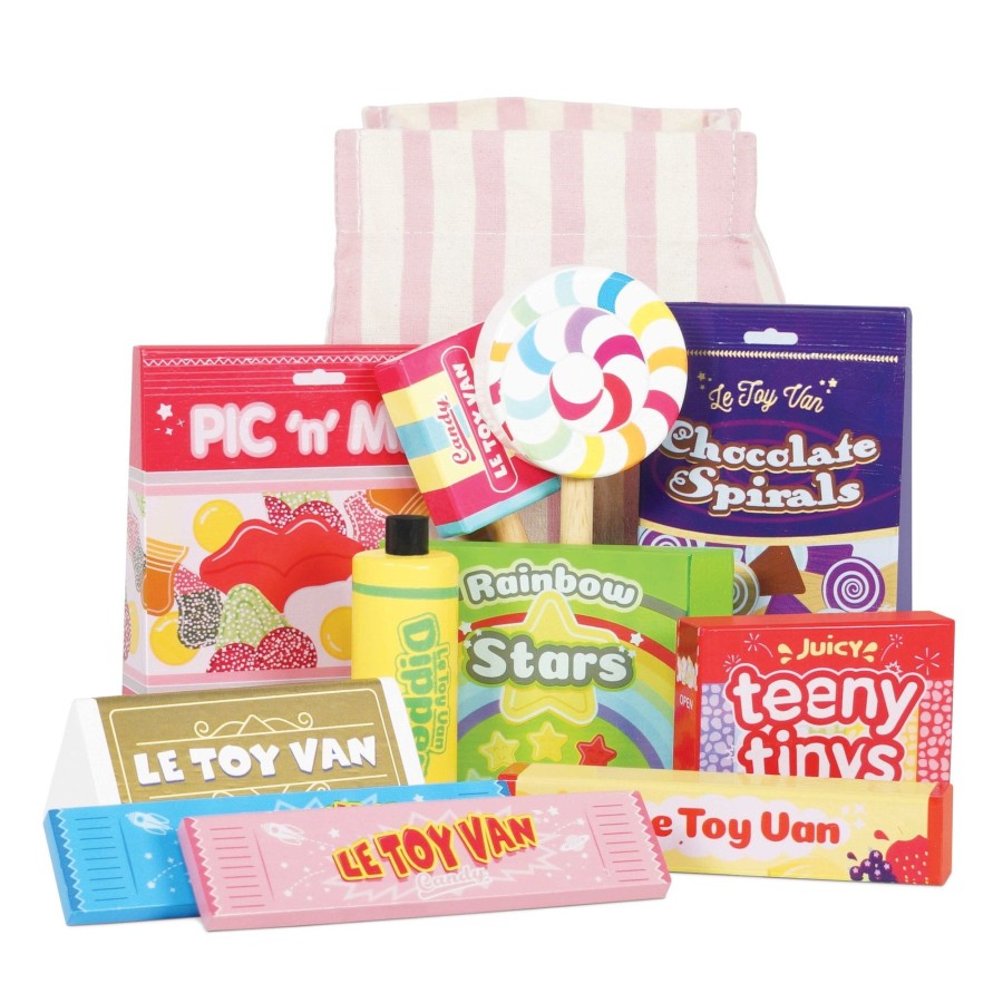 Toys Le Toy Van Wooden Play Food | Le Toy Van Sweet & Candy Pic'N'Mix