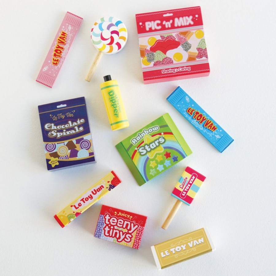 Toys Le Toy Van Wooden Play Food | Le Toy Van Sweet & Candy Pic'N'Mix