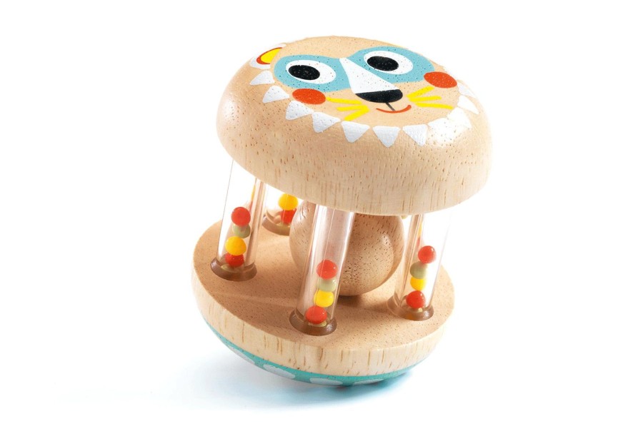 Toys Djeco Rattles & Musicals | Djeco Babyshaki Wooden Rattle