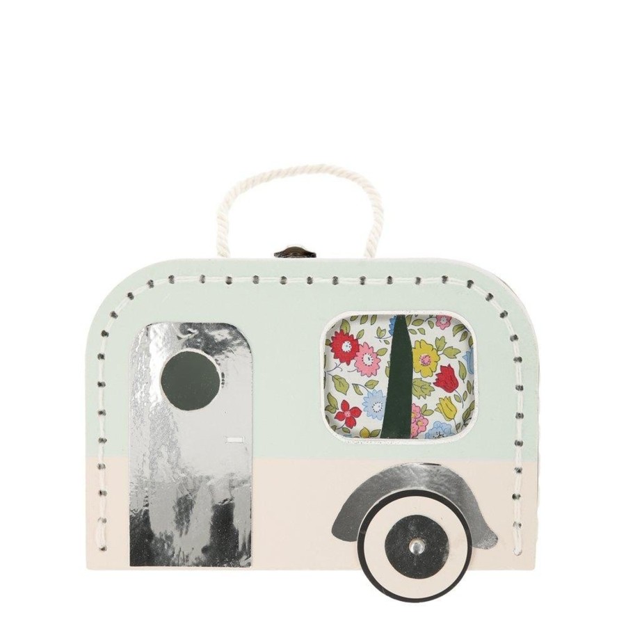 Toys Meri Meri Gifts Under £25 | Meri Meri Caravan Bunny Mini Suitcase