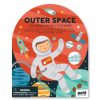 Toys Petit Collage Games & Books | Petit Collage Out Of Space Colouring Book