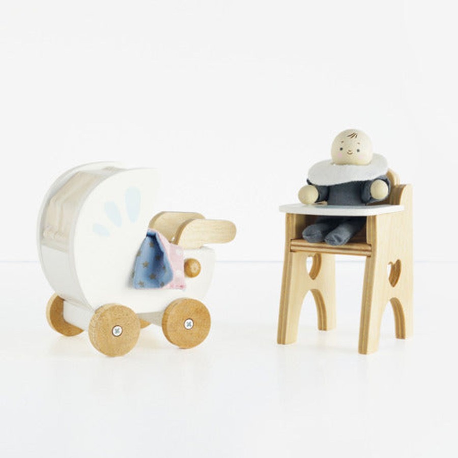 Toys Le Toy Van Wooden Dolls House Furniture | Le Toy Van Nursery Set