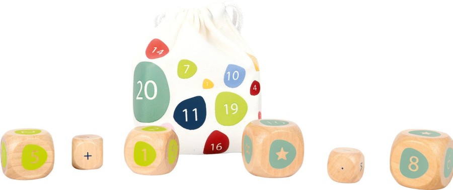 Toys Cottage Toys-UK Pre-School | Wooden Maths Dice