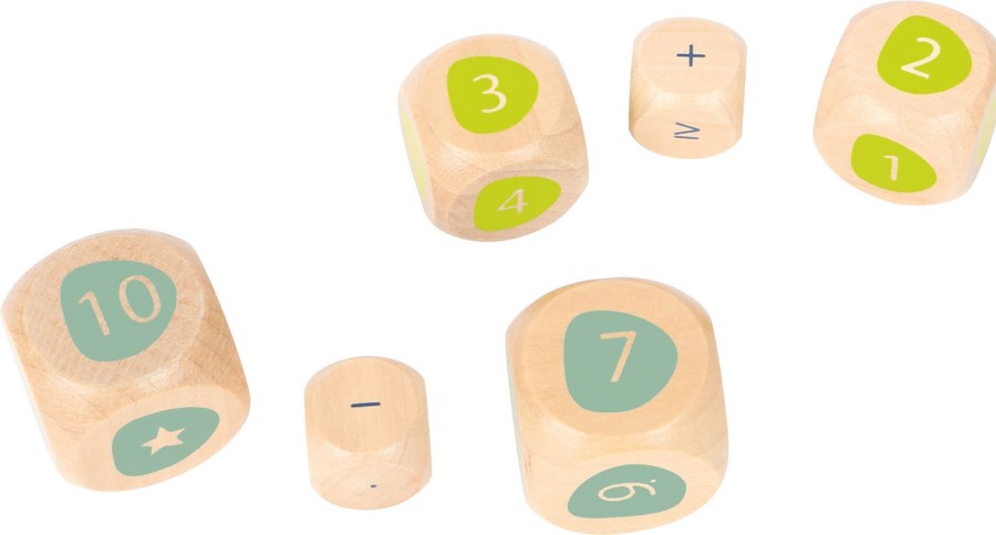 Toys Cottage Toys-UK Pre-School | Wooden Maths Dice