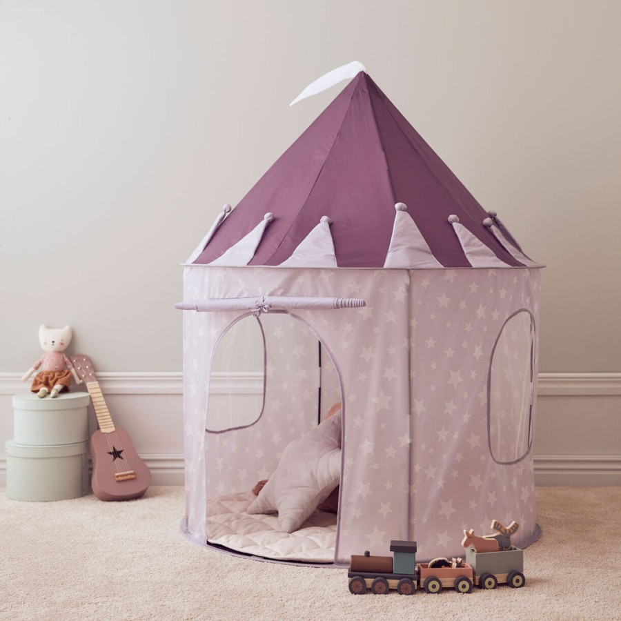 Toys Kids Concept Role Play | Kids Concept Play Tent Lilac Star