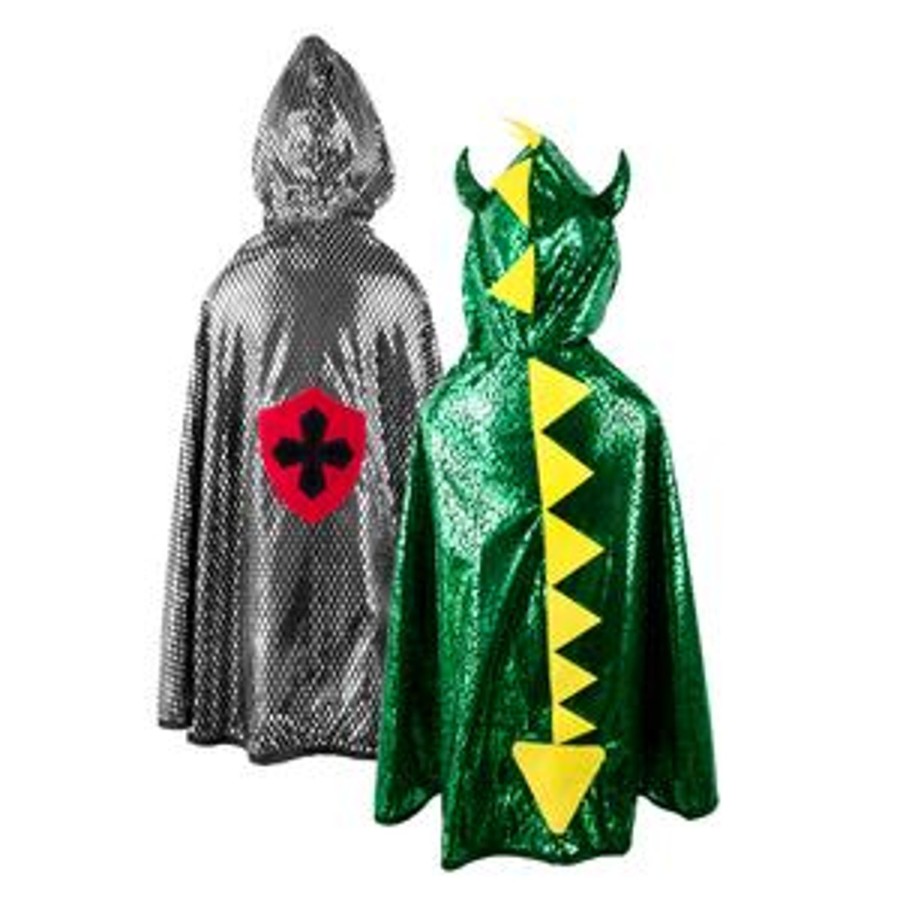 Toys Great pretenders Pre-School | Great Pretenders Reversible Dragon Knight Cape