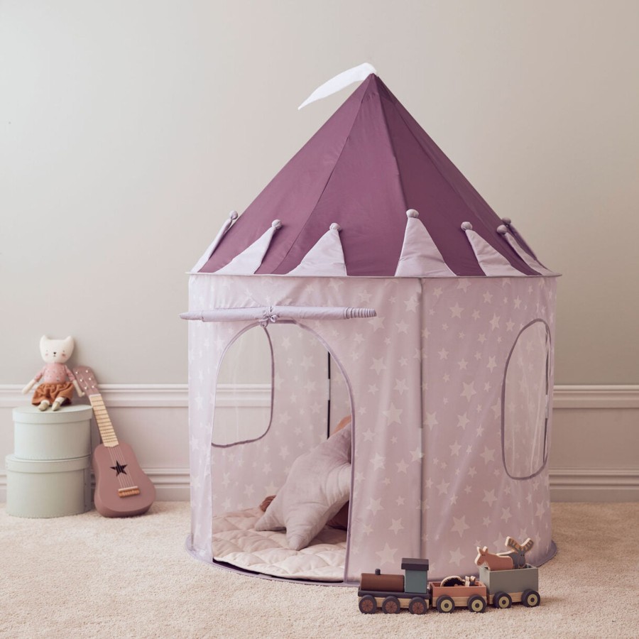 Interiors Chevron Down Icon Kids Concept | Kids Concept Play Tent Lilac Star