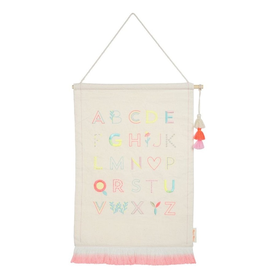 Interiors Chevron Down Icon Meri Meri | Meri Meri Pink Alphabet Wall Hanging